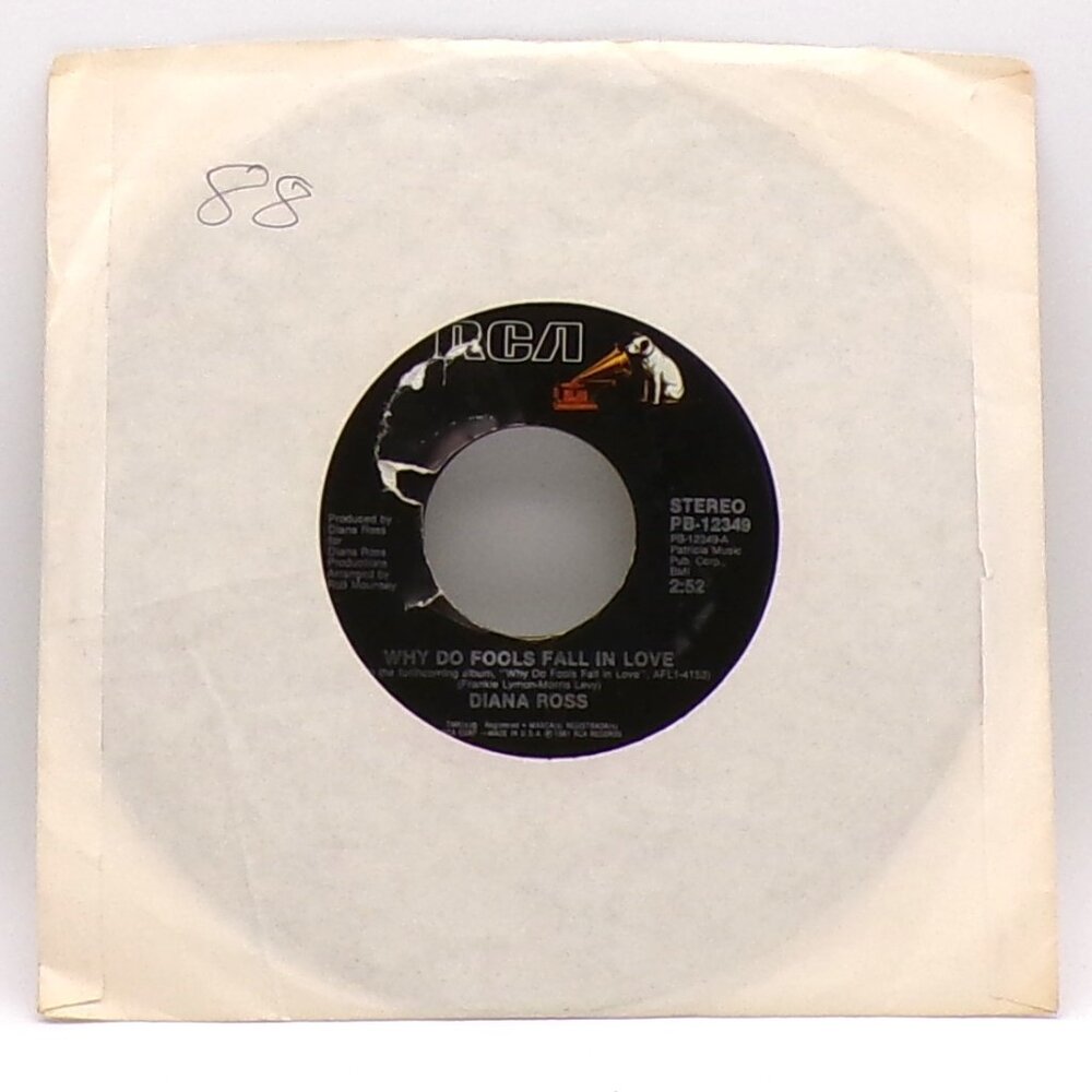 Why Do Fools Fall In Love/Think I'm In Love by Diana Ross 45